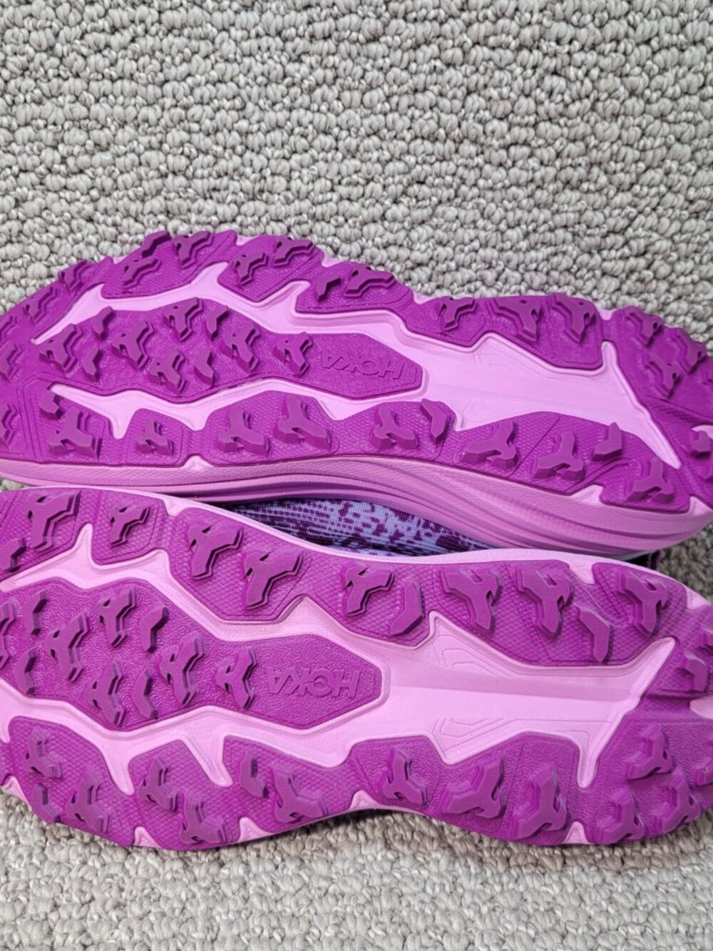 HOKA One One Speedgoat 6 Youth Size 6 Starlight Glow Lupine - Picture 9 of 11